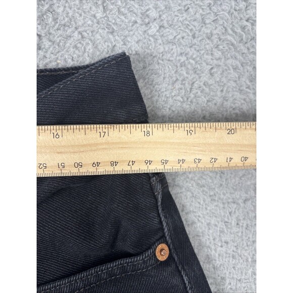Levis 550 Relaxed Fit Denim Black Jeans Men’s Size Tag (38X32) Measures (36x31) - Picture 5 of 7